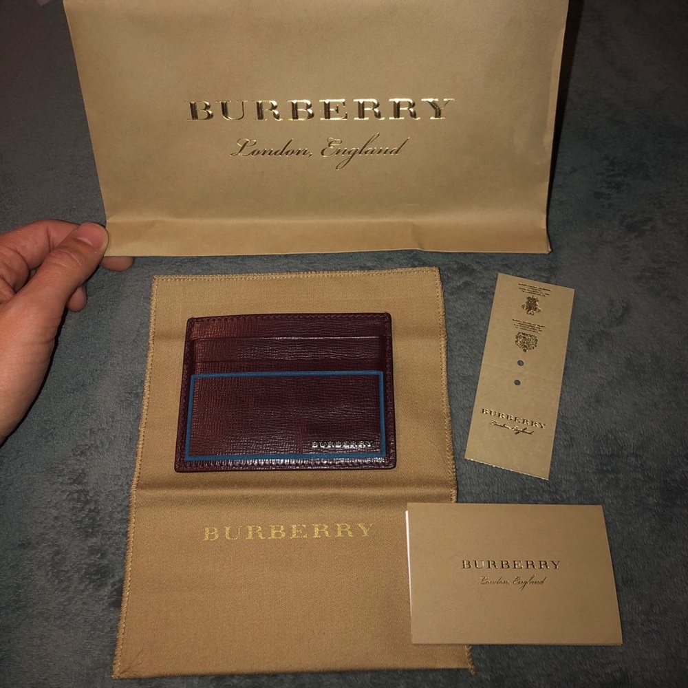 Authentic Burberry card holder